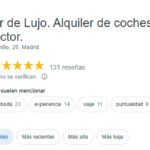 opiniones alquiler de coches con conductor